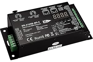 MEXTRONIC CONNEX DMX Decoder RDM 16 bit 5CH 5Pin XLR 5CH 8A 12-36V