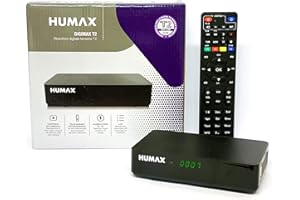 Humax 9-00142 - Decoder digitale terrestre DVB-T2 HD-2022T2 Digimax T2 con telecomando 2 in 1 per controllare il TV
