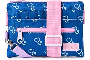 NURSE IS LOVE Marsupio Piccolo - Borsello da Cintura per Infermiere & OSS | Organizer con Multi Scomparti Ideale per Forbici, Pinze & Kit Primo Soccorso | Accessori & Regali per Infermiera