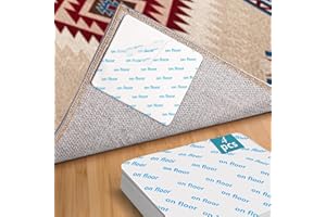 HUIBOHOU Rug Pads Grippers, Washable & Reusable Rug Grippers for Laminate,Anti-Slip Grippers for Carpet Grips Mat on Tile Floor (4)