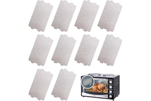 Lotnut 10 Pièces Plaque Mica Micro Ondes, Feuille de Mica Micro Onde Universelle, Plaque De Mica Pièces de Rechange pour Four à Micro-Ondes pour Réparation de Four à Micro-Ondes - 6.5 × 11.5 cm