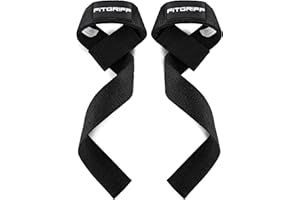 Fitgriff® Sangles de Levage de Musculation (Rembourré), Sangle Poignet, Sangle de Tirage Musculation - pour Femmes et Hommes
