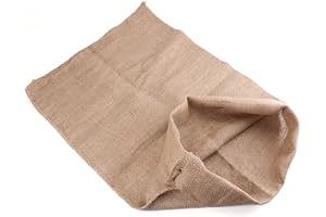 BEKITH Tebery 6 Stück Universal große hessische Jutesäcke, 100x61 cm, Große hessische Beutel aus 200gsm Stoff, Jutesack passend für Kartoffeln, Gemüse, Pflanzenschutz und Dekoration