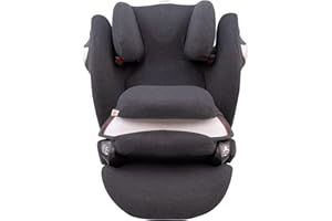 JYOKO Kids Housse pour siège Auto bébé en Coton Compatible avec Cybex Pallas M - S Fix y Pallas B - Fix (Marengo)