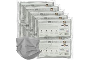 general merchandising 100 Masques Chirurgicaux Colorés Certifiés CE | Masque chirurgical coloré avec embout nasal réglable