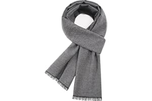 Lonya Sciarpa Uomo Invernale Imitazione Cashmere Morbida e Calda Casual Chic Plaid Business Foulard Lunga Pashmina Elegante Leisure Caldo Stola