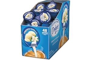 International Delight French Vanilla Non-Dairy Creamer Cups 48 - 7/16 Fl Oz (13 Ml) Single Serve Coffee Creamer Cups