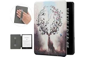 Billionn Etui na Kindle Paperwhite 11. Generacja(6,8 Cala, 2021) i Kindle Paperwhite Signature Edition, z Podpórką na Rękę i Funkcją Auto Sleep/Wake, Łoś