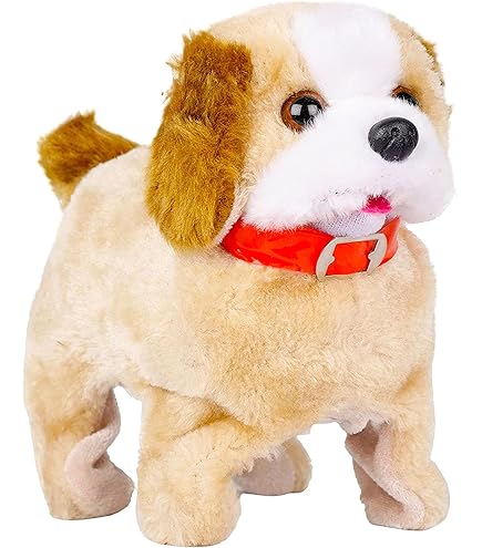 Buy 4AJ BAZAAR Barking, Waging Tail, Walking and Jumping Puppy