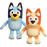 Bluey &amp; Bingo Official 20cm Plush Toy Pack of 2 | Bingo 20cm Soft Cuddle Toy