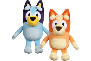 Bluey & Bingo 8" Mini Plush Bundle - 2 Pack | Cuddly stuffed animals for show time, story time, or naps; Bluey toys for preschoolers and fans ages 3+