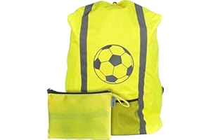 EAZY CASE Zainetto per la scuola, protezione antipioggia, custodia protettiva con strisce riflettenti, copertura antipioggia, impermeabile con riflettore e borsa per una maggiore sicurezza nel