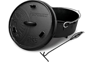 Petromax Fire pot ft4.5 (Dutch oven) including lid lifter.