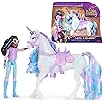 Unicorn Academy, Layla & Glacier Set with 2 Riding Accessories and Hair Styling Tool, Dolls and Unicorn Toys for Girls Aged 4 and up