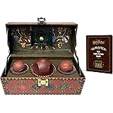 Harry Potter Collectible Quidditch Set: Includes Removeable Snitch, 2 Bludgers, 1 Quaffle, and Illustrated Playbook