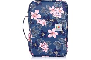 SUMTree Trousse de Crayon de Couleur pour 300 Crayons ou 204 Feutres Grande Capacité Sac à Crayons pour l'école et Bureau avec Grande Capacité (Fleur de Magnolia)