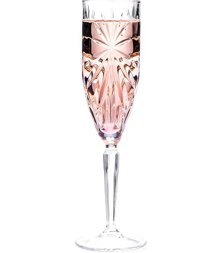 Lot De 6 Flûtes À Champagne Clarillo - Verre Lot De 6 Flûtes À Champagne Clarillo - Verre