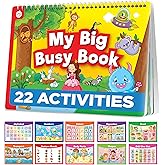 EINSTEIN BOX My Big Busy Binder Book for Toddlers 1-3| Toys & Gifts for Kids Aged 1, 2, 3 & Above | Kids Montessori Toys for 2-5 Year | Quiet Book for