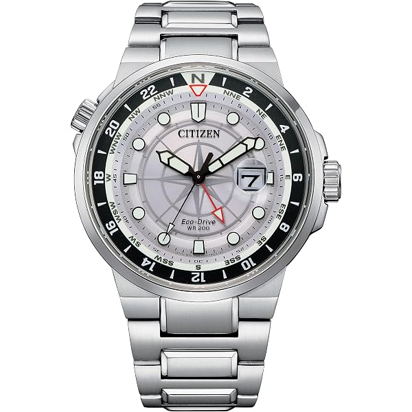 Montre Citizen Pilote Super Titane CB0240-88L - Acier, Eco-Drive, Radiocommandée, étanche 200m - Neuf Avec étiquettes
