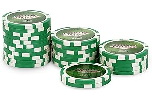 POKEO Rotolo 25 fiches Laser Las Vegas $25 Verde