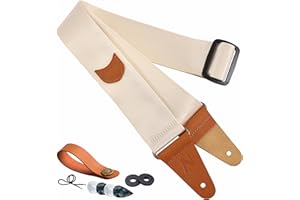 Nefelibata Correa de Guitarra para Bajo, Guitarras Eléctricas y Acústicas, Vienen con Botón Gratuito, Cierres y Púas de Guitarra