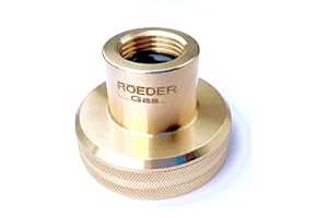 ROEDER-Gas - Dish Camping LPG - Adaptateur de réservoir pour remplissage de bouteilles de gaz - 11 kg