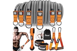 HPYGN Heavy Resistance Bands 300lbs, Weight Bands for Exercise with Handles, Door Anchor, Carry Bag, Workout Bands for Men, Physical Therapy, Muscle Training, Strength, Slim, Yoga, Home Gym Equipment
