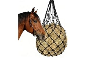TJHDSF Heunetz für Pferde | Engmaschig, Futternetz mit Heusack-Design | Kontrolliert Fressgeschwindigkeit, Reduziert Heuverschwendung & Verbessert Verdauung | Artgerechte Fütterung