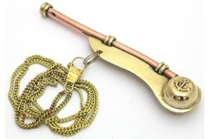 Medieval Replicas Bosun's pipe - Boatswain's Whistle Copper & Brass