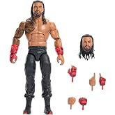 Mattel WWE Elite Collection Top Picks, aksiyon fig&uuml;r&uuml; ve aksesuar par&ccedil;alarından oluşan set, yakl. 15 cm b&uuml;y&uuml;kl&uuml;ğ&uuml;nde Roman Re
