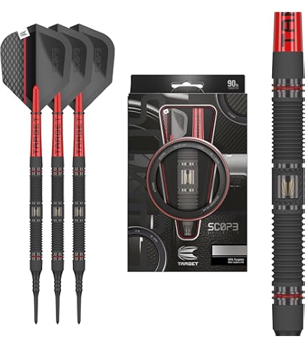 ★TARGET DAYTONA FIRE GT10 20g ダーツセット 3本 Target Darts Daytona Fire GT10 Dartpfeile, 18 g, 95