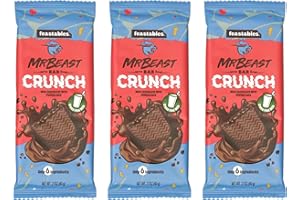 Feastables MrBeast - Try Pack - 3 pièces (Lait Croustillant)