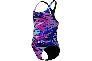 Speedo flickor Hyperboom Print Medalist One Piece Baddräkt