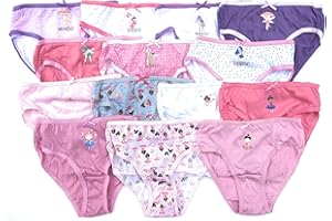 TF Kids by Tom Franks 14 Pairs Girls Multipack Briefs Pants Knickers Underwear | Ballerinas | Days of the Week | Fairies |