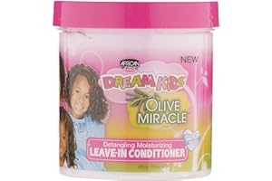 African Pride Dream Kids Olive Miracle Detangling Moisturizing Leave-In Conditioner, 425 gram