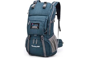 MOUNTAINTOP Mochilas Senderismo 40 litros Mujer Hombre Mochila de Trekking Mochila Montaña al Aire Libre Impermeable para Viaje Acampadas 33x22x55 cm