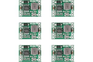 LEMLIN 6 Pièces MP1584EN DC-DC Convertisseurs Abaisseur de Tension, Module Abaisseur Réglable 4,5-28V vers 0,8-20V 3A, pour 24V/12V/9V/5V