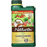 Naturen Bio Schneckenkorn Forte, Anwendungsfertiges Ködergranulat zur Schneckenbekämpfung im Garten und Gewächshaus…