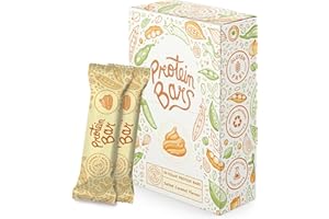 Alpha Foods Wegańskie Batoniki Białkowe 15 x 55g - Solony Karmel - Soczyste Wegańskie Batoniki Białkowe - Niskocukrowe, Wysokobiałkowe z Czekoladą - Pudełko 15 batonów