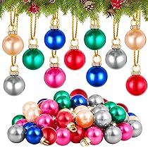 24PCS Boules Sapin De Noël Ronde Décoration Suspendu Rose TU