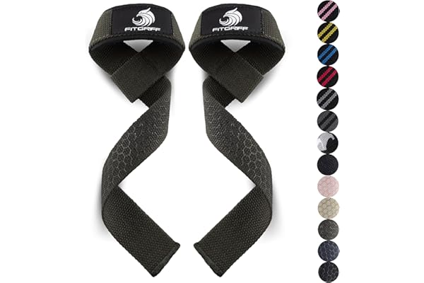 Fitgriff® Straps Gym - Correas Levantamiento de Pesas para Lifting, Gimnasio - Accesorios Fitness Mujer y Hombre