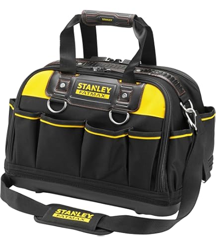 FACOM - Textieltas voor gereedschap en draagbare pc - BS.TLBPB - Draagtas - 14 binnenzakken en 2 zijvakken aan de buitenkant - Riem met comfortschuim - voor handgereedschap