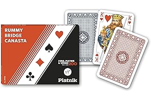 Piatnik 219733 Romme Bridge - Canasta Spielkarten