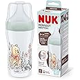 NUK Perfect Match Baby Bottle | 3+ Months | Adapts to Baby's Palate | Temperature Control | Anti Colic Vent | 260 ml | BPA-Free | Medium Silicone Teat | Disney Winnie The Pooh