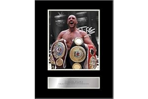 Iconic Pics Tyson Fury Signed Mounted Photo Display Heavyweight Champion #02 Printed Autograph Gift Picture Print