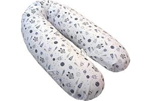 EMI&SAM Coussin d'allaitement, 170 cm, rembourrage FillBall EPS