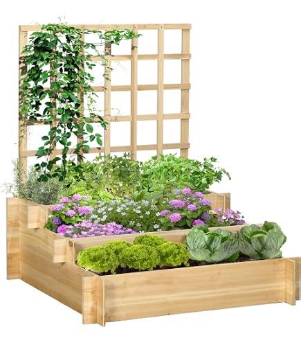 Spirale à Herbes XXL En Plastique Anthracite 75x62x50 Cm - Jardinière Escalier Pour Plantes Aromatiques