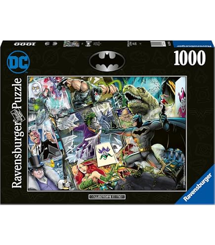 Clementoni DC Comics Puzzle 1000 Teile – 70 X 50 Cm, Anspruchsvolles Erwachsenenpuzzle