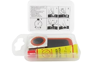 GREENSTAR GARDY PARTS - Kit Rustine - Réparation Chambre À Air SHAK - 2 Rustines Ø 20 mm + 4 Rustines 45x25 mm + Colle Et Abrasif - Anti-Crevaison