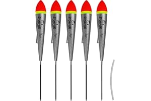 Storfisk fishing & more Lot de 5 poses de pêche à la truite en argent avec tuyau en silicone